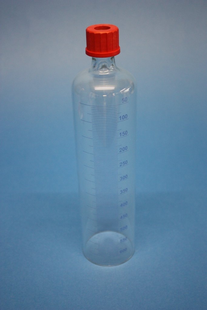 Gasmessglocke für Glockengasometer, 600 ml