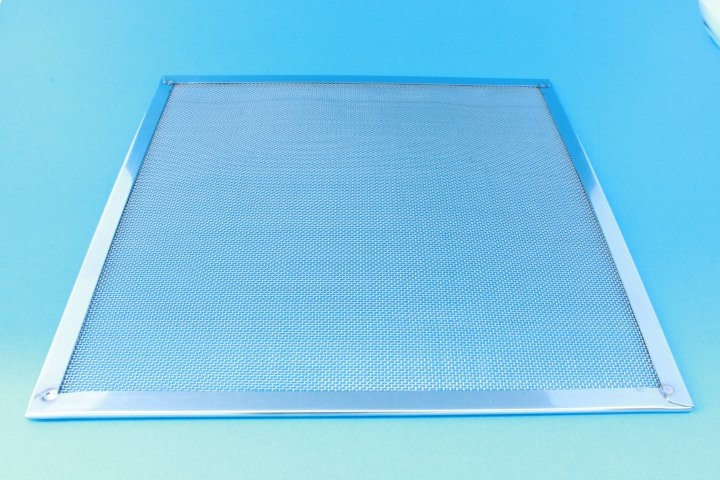 Drahtnetz-V2A, unbelegt, 200 x 200 mm mit Rahmen