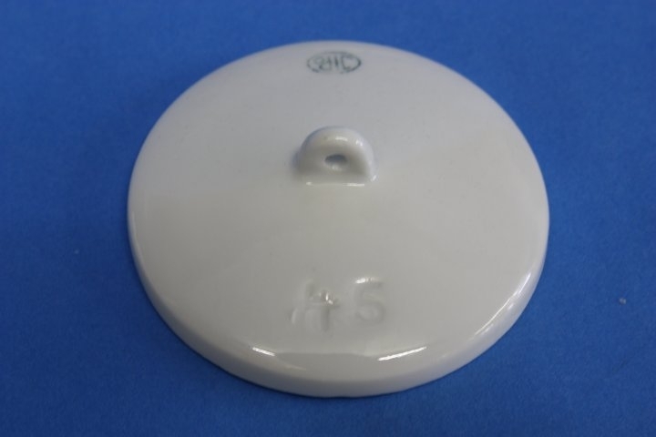 Deckel für Porzellantiegel, Ad. 45 mm