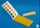 Lackmuspapier rot, Messbereich: 5,0 ph - 8,0 ph, Heftchen à 100 Teststreifen