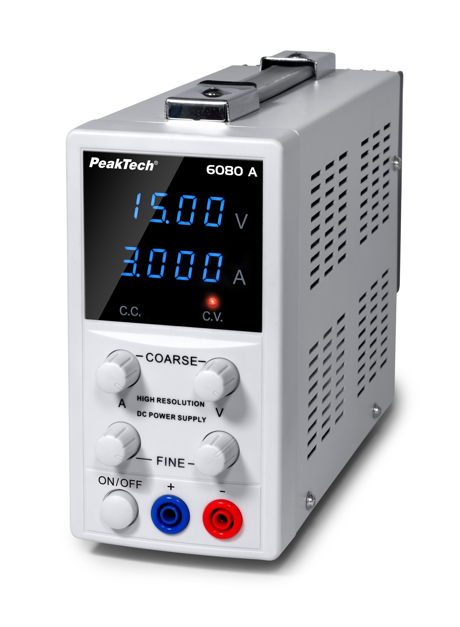 DC-Netzgerät hochauflösendes Digital Labornetzgerät P 6080 A, 0 - 15 V/0 - 3 A DC, RISU Konform