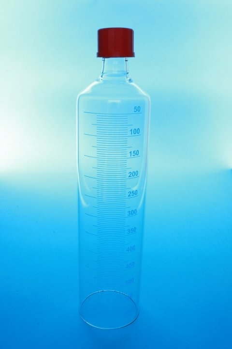 Gasmessglocke für Glockengasometer, 600 ml