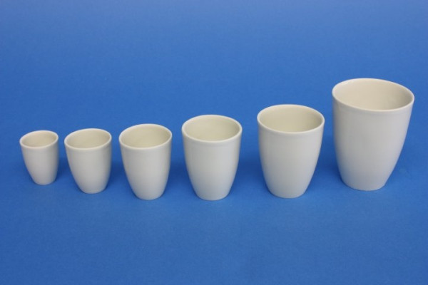 Porzellantiegel, hohe Form, 75 ml, 50 x 65 mm