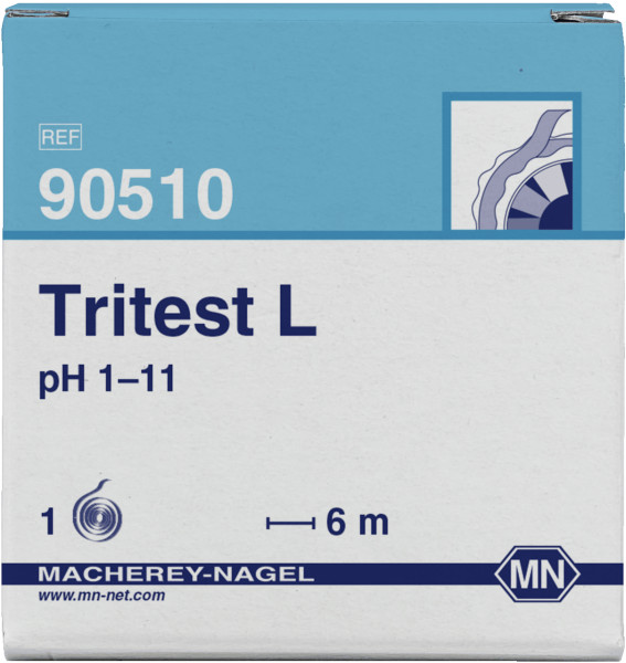 TRITEST L pH 1 - 11, Rolle à 6 m Länge, 14 mm breit