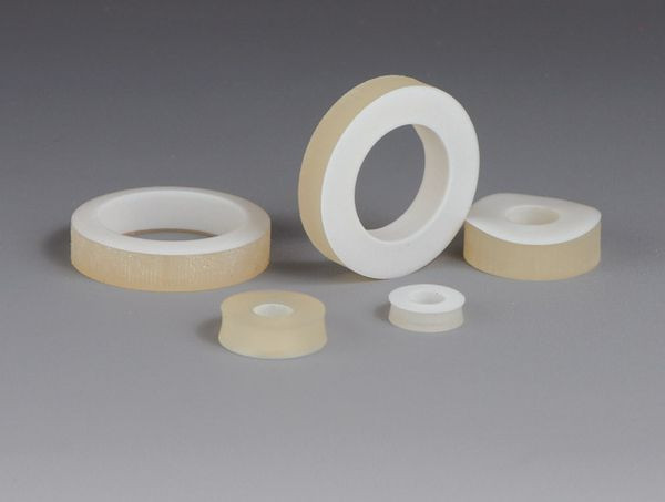 Silikondichtung mit PTFE-Stulpe, GL32, Bohrung 16 mm, 1 Stück