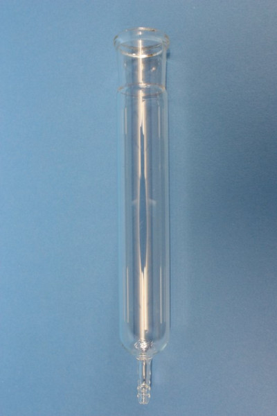 Experimentierrohr, 200 mm, aus Borosilikatglas 3.3, mit geradem Ansatz