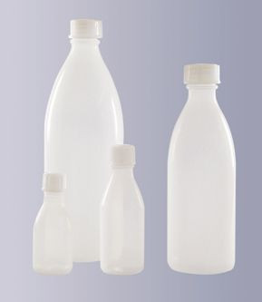 Enghalsflasche aus Polyethylen, weich (LDPE), 500 ml
