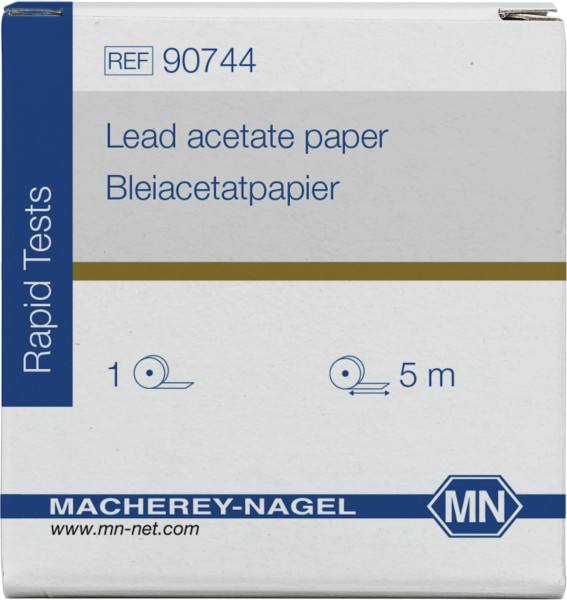 Bleiacetatpapier (Rolle à 5 m Länge und 7 mm Breite) Endverbleib CV