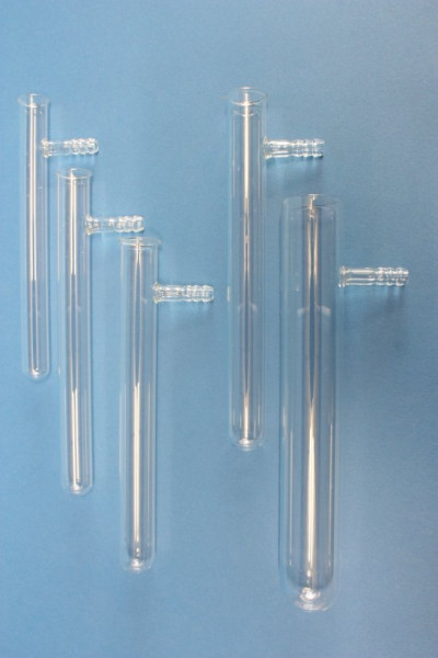 Reagenzglas mit seitlichem Ansatz, 180 x 20 mm