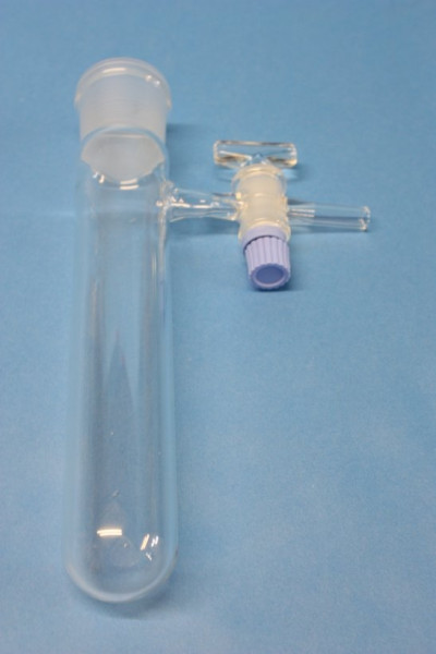 Reagenzglas, 200 x 32 mm, mit seitlichem Hahnansatz, NS 29/32