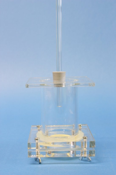 Einkammerosmometer aus Plexiglas®, zur Demonstration des osmotischen Druckes