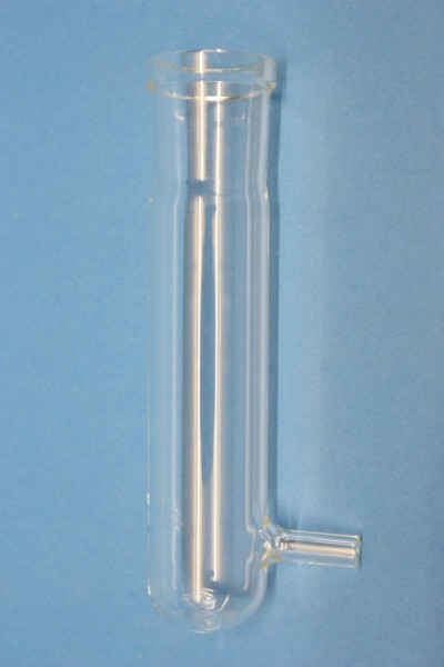 Reagenzglas, SB 29, mit seitlichem Bodenstutzen, 150 x 32 mm