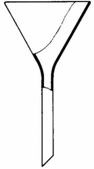 Trichter aus Glas, Durchmesser: 60 mm, Boro 3.3, nach DIN 12 445
