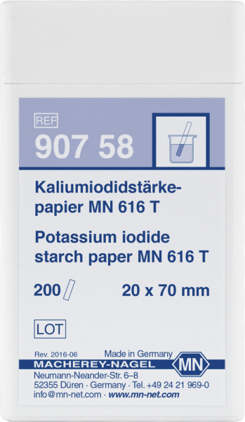 Kaliumiodidstärkepapier 616 T (Dose à 200 Streifen 20 x 70 mm)