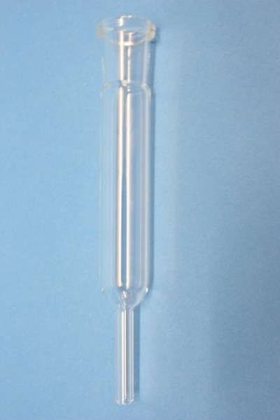 Experimentierrohr, 180 mm, SB 19, mit Ansatz längs aus Borosilikatglas 3.3