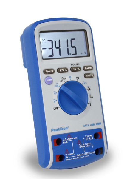 Digital-Multimeter 3 5/6-stellig mit USB, P3415