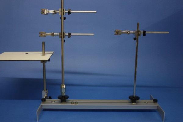 Stativaufbausatz für Fraktion Erdöldestillation (Glockenbodenkolonne)