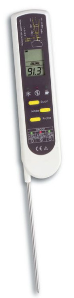 Profi-Einstich-Infrarot-Thermometer mit Kalibrierschein