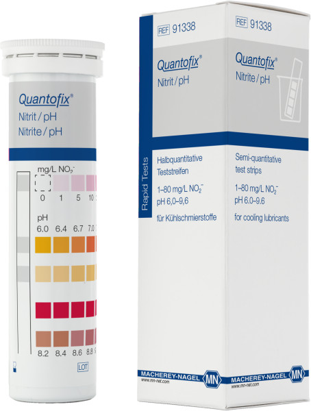 QUANTOFIX® Teststäbchen Nitrit/pH, Dose à 100 Teststreifen
