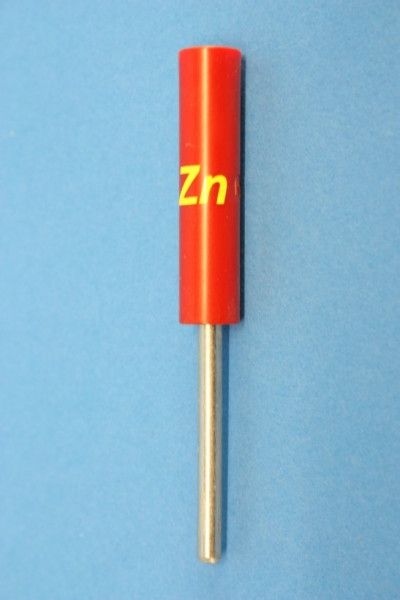 Zink Stab-Elektroden, rund 83 mm (beschriftet)