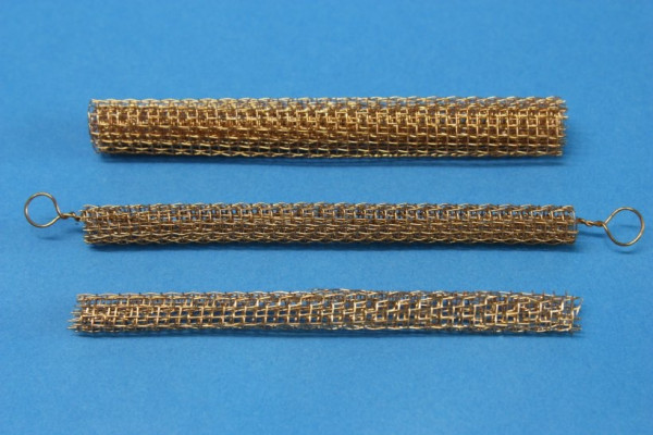 Kupferdrahtnetzrolle, 80 x 8 mm, mit 2 Ösen