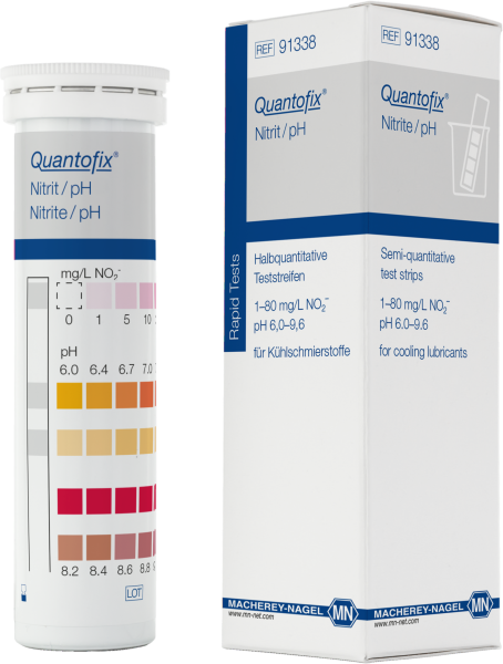 QUANTOFIX® Teststäbchen Nitrit/pH, Dose à 100 Teststreifen