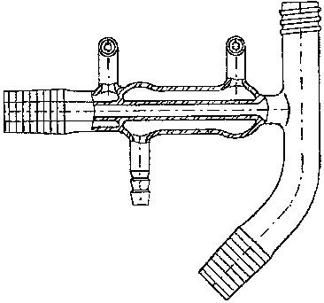 Kurzwegkühler mit GL 18/8, NS19/26, Boro,3,3