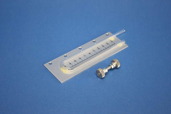 Manometer mit Skala, 140 x 50 mm