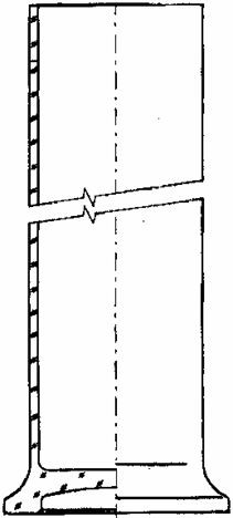 Standzylinder für Glockengasometer