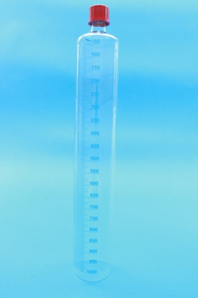 Gasmessglocke für Glockengasometer, 1000 ml