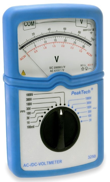 Test-Instrument für Lehrzwecke, AC/DC-Voltmeter 3250