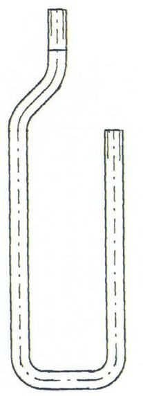 U-Rohr-Manometer und Verbinder, für Venturirohr