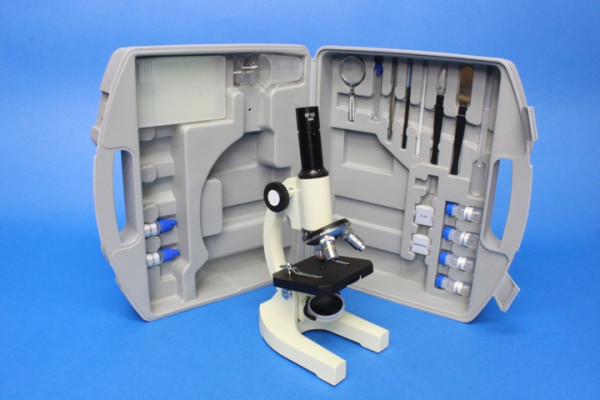 Schülermikroskop, SFC-3ACase, Monokular, 40x-400x