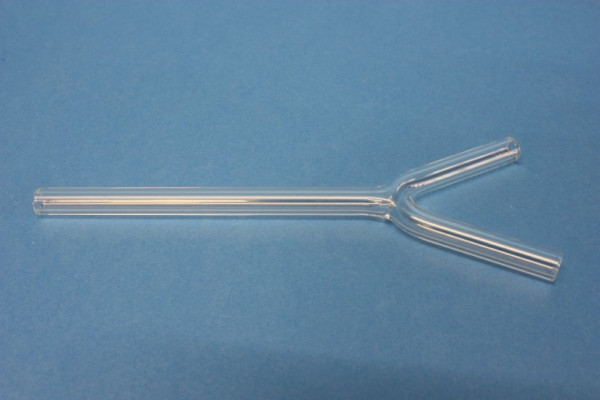 Dreiwegverbindungsstück, 8 mm, Y-förmig, aus Borosilikatglas 3.3