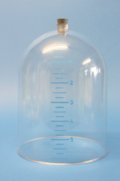 Experimentierglocke, 6 Liter, aus Polystyrol