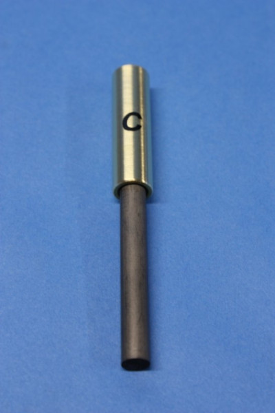 Graphit Stab-Elektroden, rund 83 mm (beschriftet)