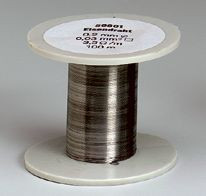 Eisen-Drahtspule (Drähte, blank), 0,2 mm Durchmesser, 100 m lang