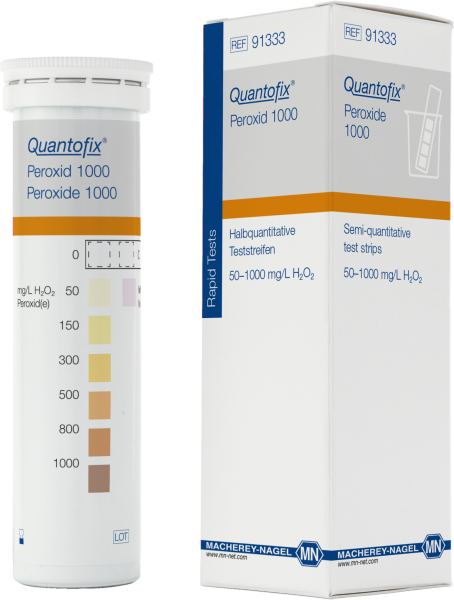 QUANTOFIX® Teststäbchen Peroxid 1000, Dose à 100 Teststreifen