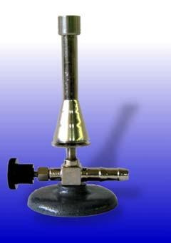 Teclubrenner, DIN-Ausführung, für Erdgas, mit Luftregulierung und Nadelventil
