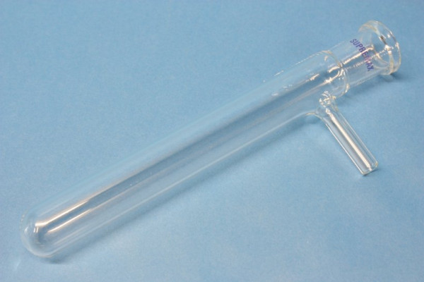 Reagenzglas, Supremax, SB 19 mit seitlichem Ansatz, 180 x 22 mm